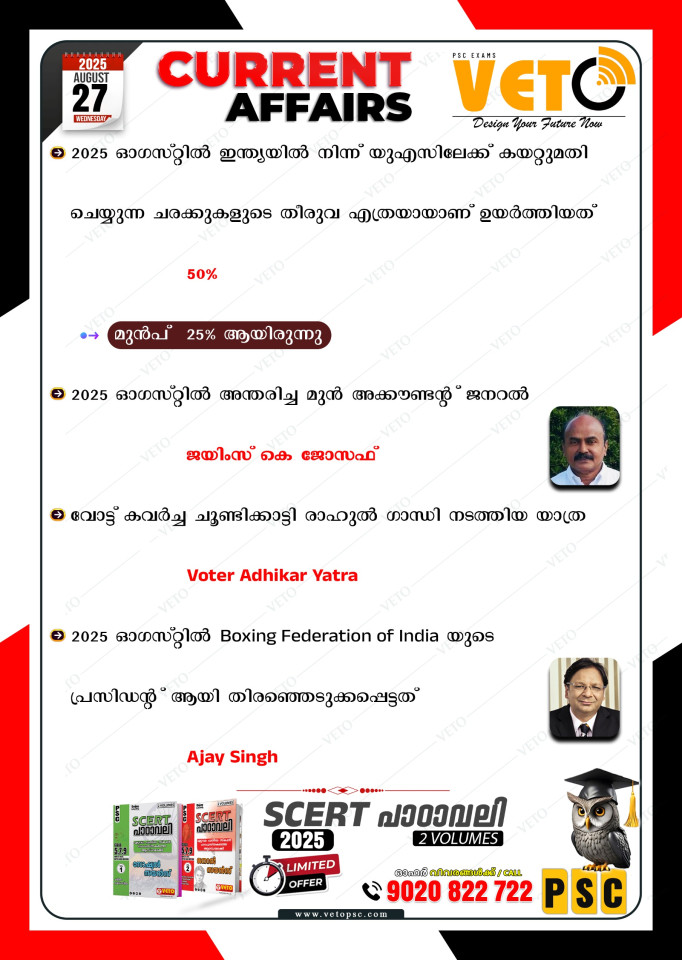 CURRENT AFFAIRS
